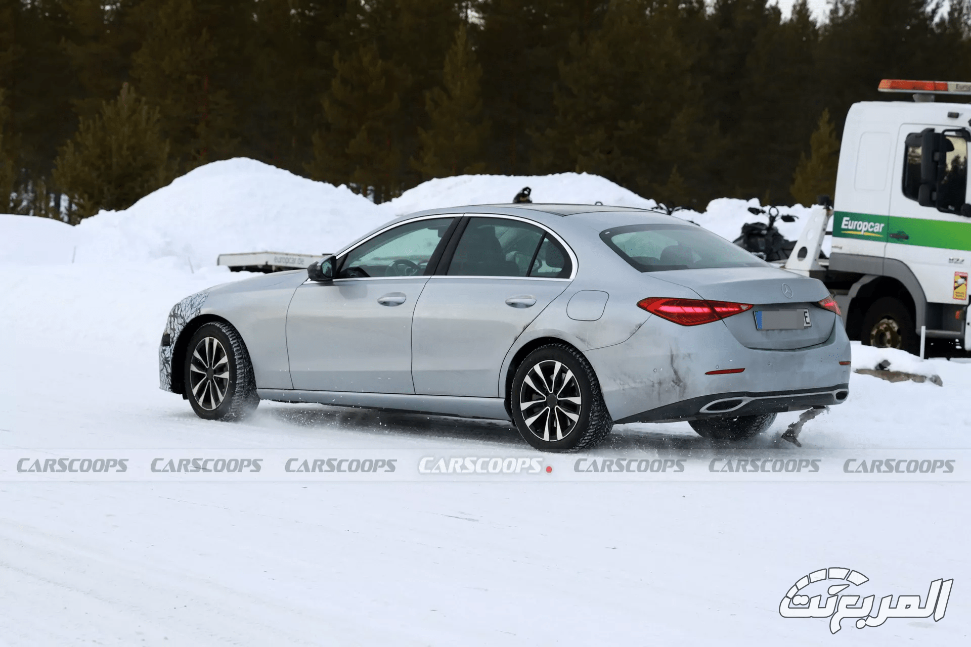 مرسيدس سي كلاس 2026 فيس ليفت تظهر أثناء اختبارها بتحديثات جمالية مرسيدس سي كلاس 2026 فيس ليفت تظهر أثناء اختبارها بتحديثات جمالية 2