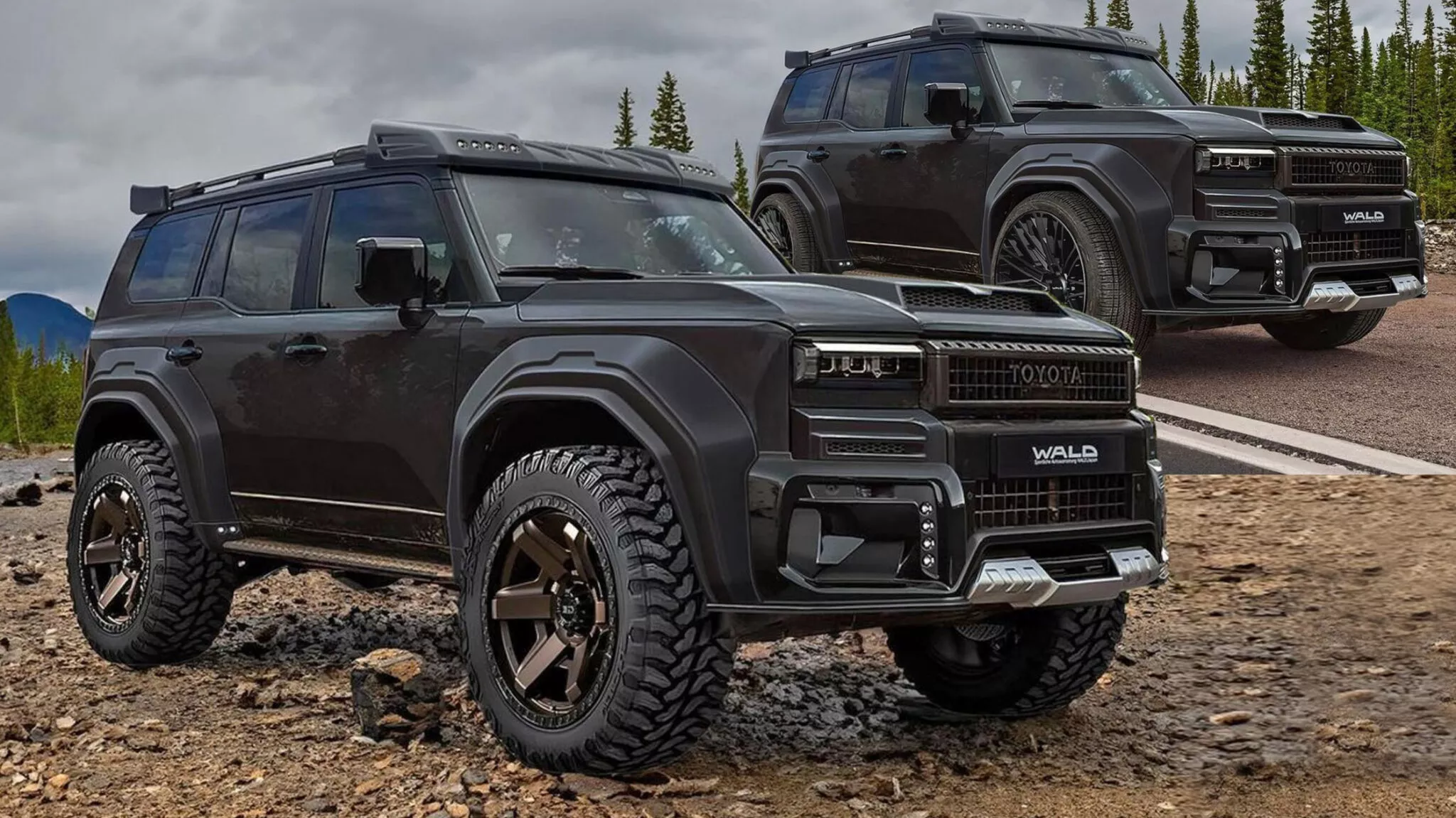 تويوتا برادو تحصل على إصدار عضلي مدهش من شركة Wald اليابانية المعدلة للسيارات تويوتا برادو تحصل على إصدار عضلي مدهش من شركة Wald اليابانية المعدلة للسيارات 14