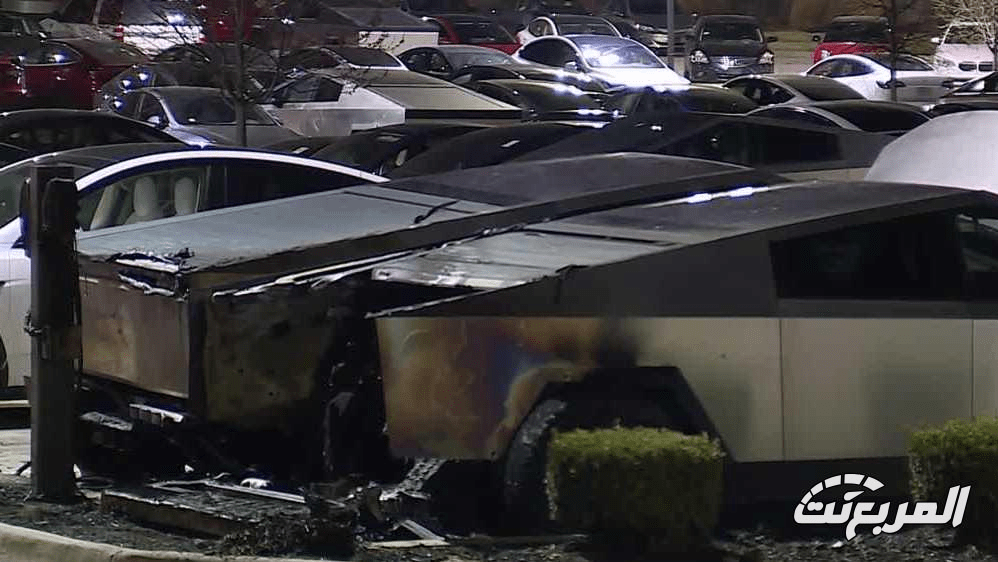 اشتعال سيارات تيسلا وإطلاق النار على منشآت الشركة مع انتشار أعمال التخريب المتعمد في أمريكا اشتعال سيارات تيسلا وإطلاق النار على منشآت الشركة مع انتشار أعمال التخريب المتعمد في أمريكا 1