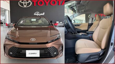 تويوتا كامري نص فل 2025 مميزات كامري LE بنزين وهايبرد تويوتا كامري نص فل المربع نت