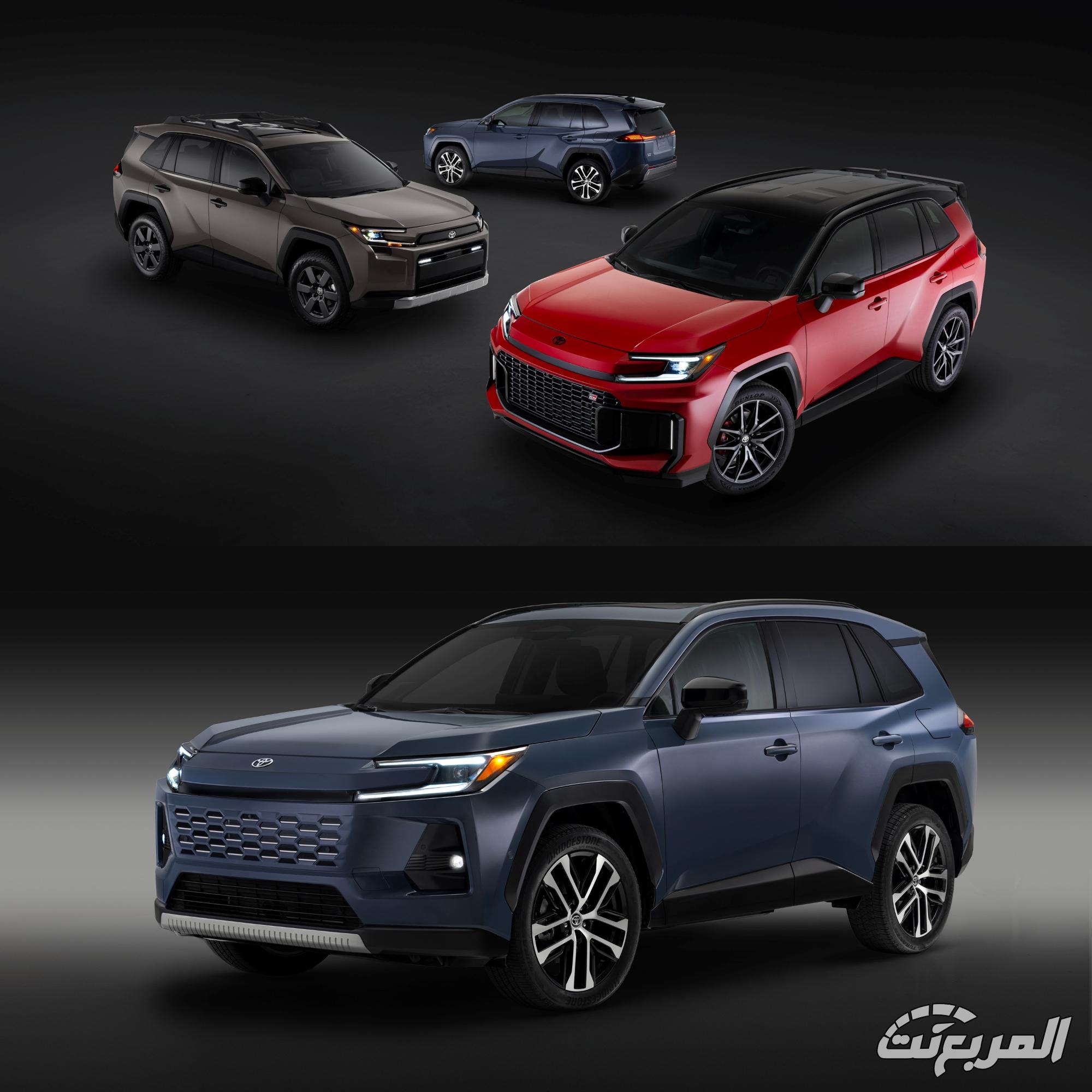 تويوتا راف 4 2026 و 2025 مقارنة بالصور بين التصاميم والمواصفات 4