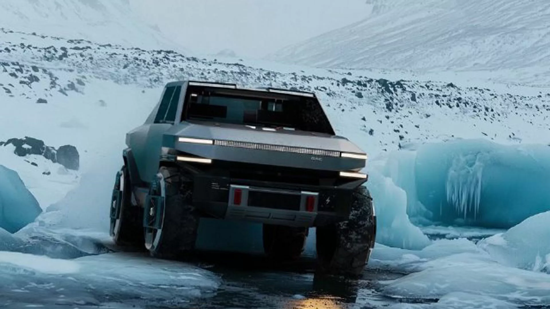 جي ايه سي بيك أب 01 المستقبلية الجريئة قادمة للسعودية وباقي الأسواق خلال عامين لمنافسة سايبرتراك  10