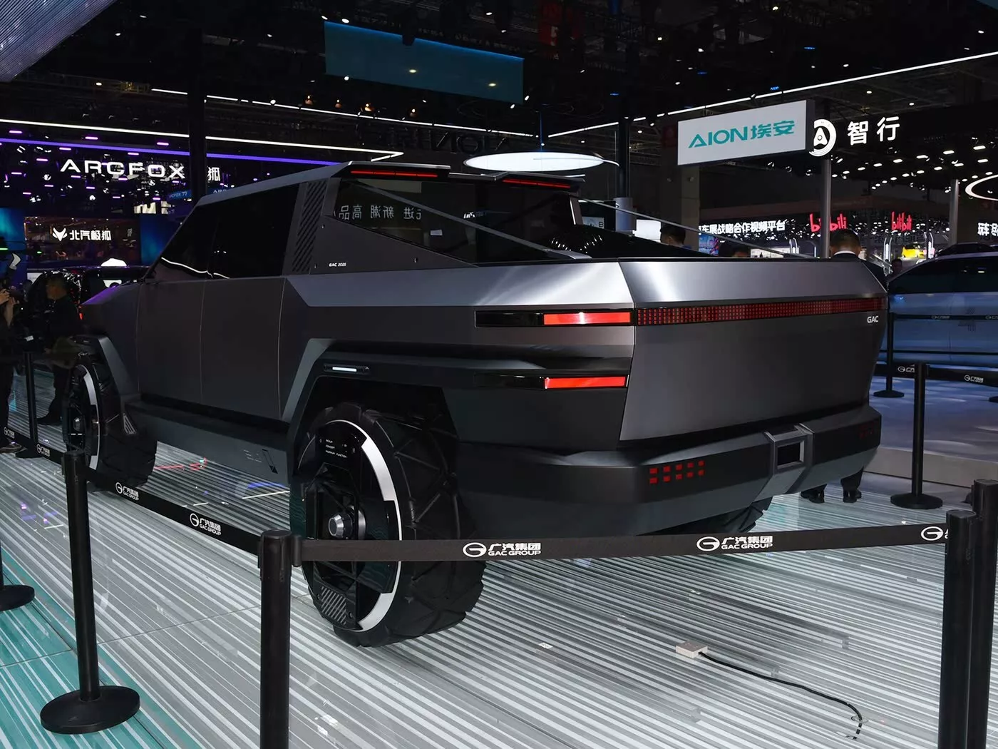 جي ايه سي بيك أب 01 المستقبلية الجريئة قادمة للسعودية وباقي الأسواق خلال عامين لمنافسة سايبرتراك  1