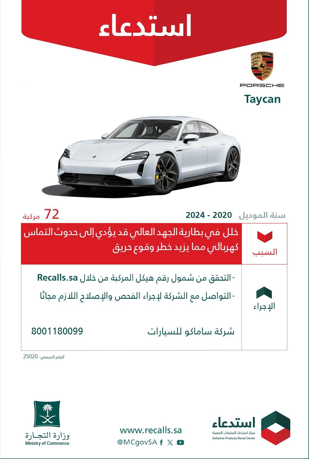 قائمة استدعاءات السيارات في السعودية بالربع الأول من 2025.. تعرف عليها قائمة استدعاءات السيارات في السعودية بالربع الأول من 2025.. تعرف عليها 9