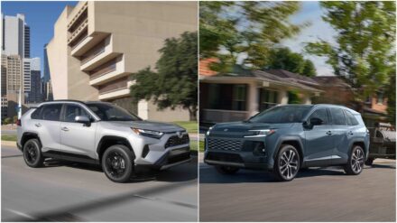 تويوتا راف 4 2026 و 2025 مقارنة بالصور بين التصاميم والمواصفات مقارنة تويوتا راف 4 2026 و 2025