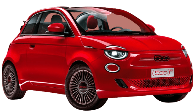 فيات 500e Red