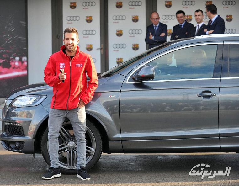 كأس العالم للأندية 2025: تشكيلات فاخرة بين سيارات لاعبي إنتر ميامي قبل ضربة البداية سيارة جوردي ألبا اودي Q7 وكاس العالم للأندية