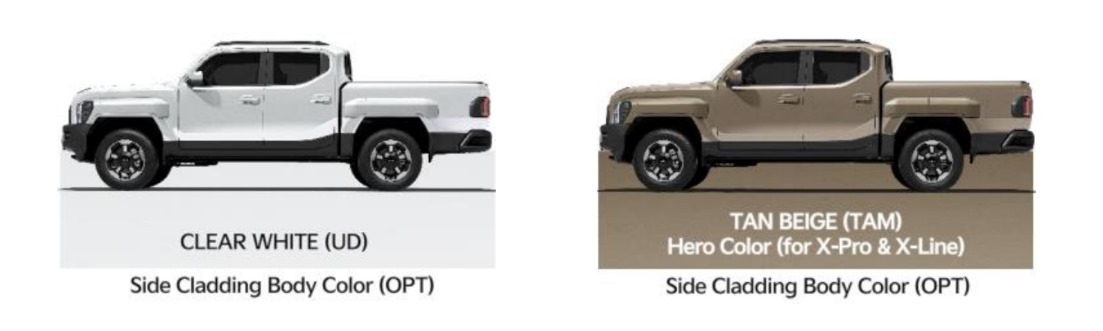 صور كيا تاسمان 2026 تكشف عن تصميمها الجريء ومزاياها العملية الوان كيا تاسمان 2026 طلاء موحد