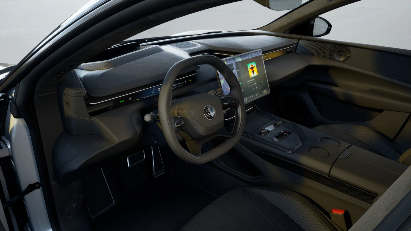 لوتس ايميا 600 2025 أرقام التسارع والمدى ومميزات الداخلية بالفئة القياسية 6