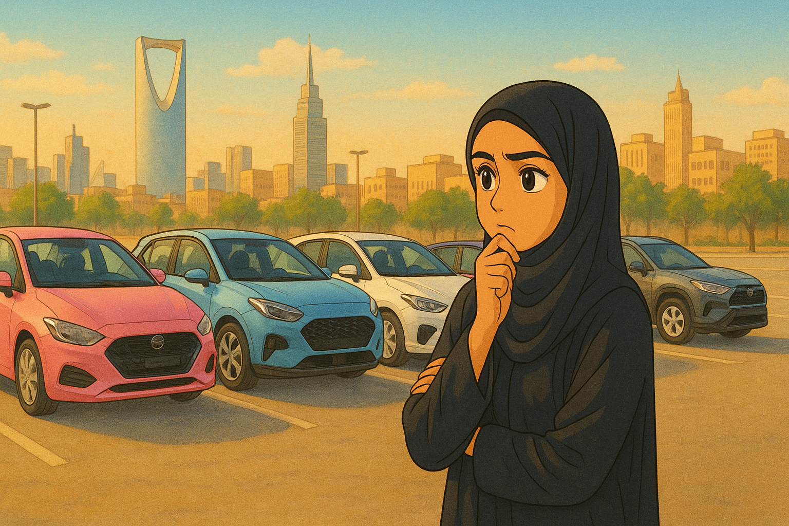 سيارات بنات في السعودية