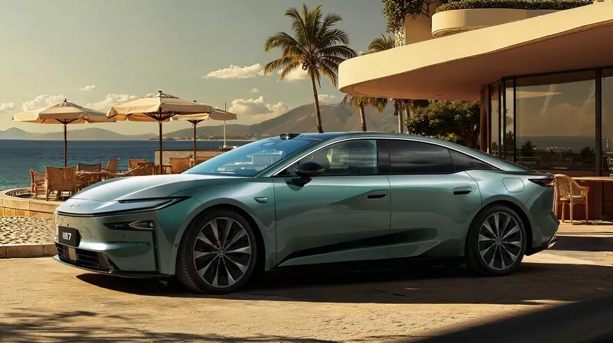 تويوتا تكشف عن bZ7 سيدان كهربائية فاخرة بالتعاون مع هواوي وشاومي 3