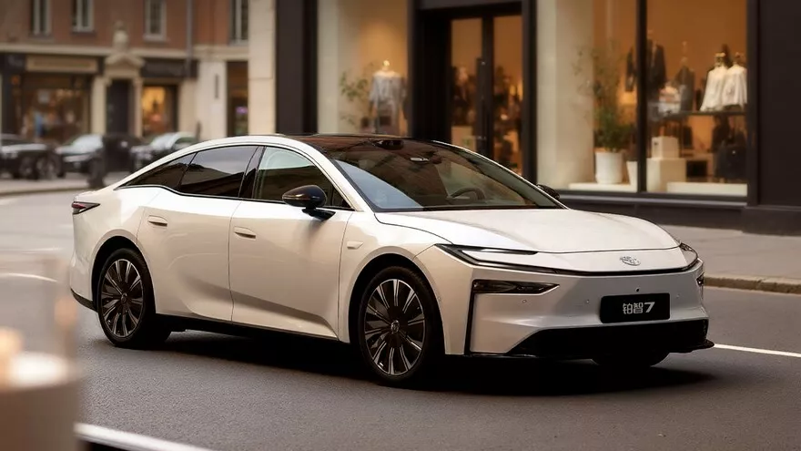 تويوتا تكشف عن bZ7 سيدان كهربائية فاخرة بالتعاون مع هواوي وشاومي 5
