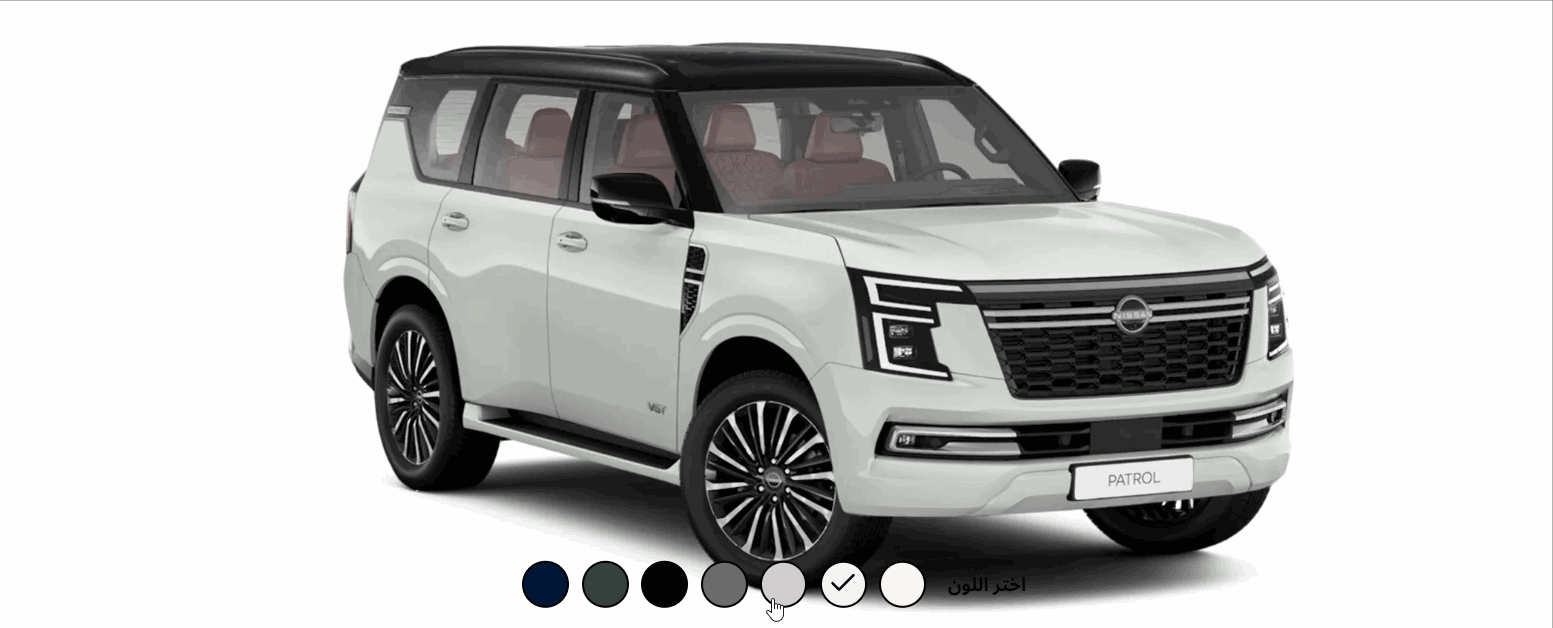 صور نيسان باترول 2025 الجديدة كليًا من الداخل والخارج وأبرز المميزات ألوان نيسان باترول 2025 الجديدة