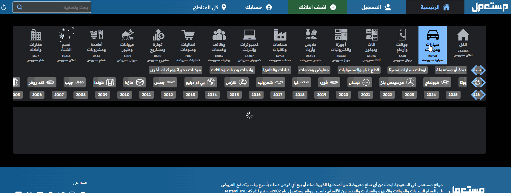 شراء ساويست S09 2025 مستعملة في السعودية