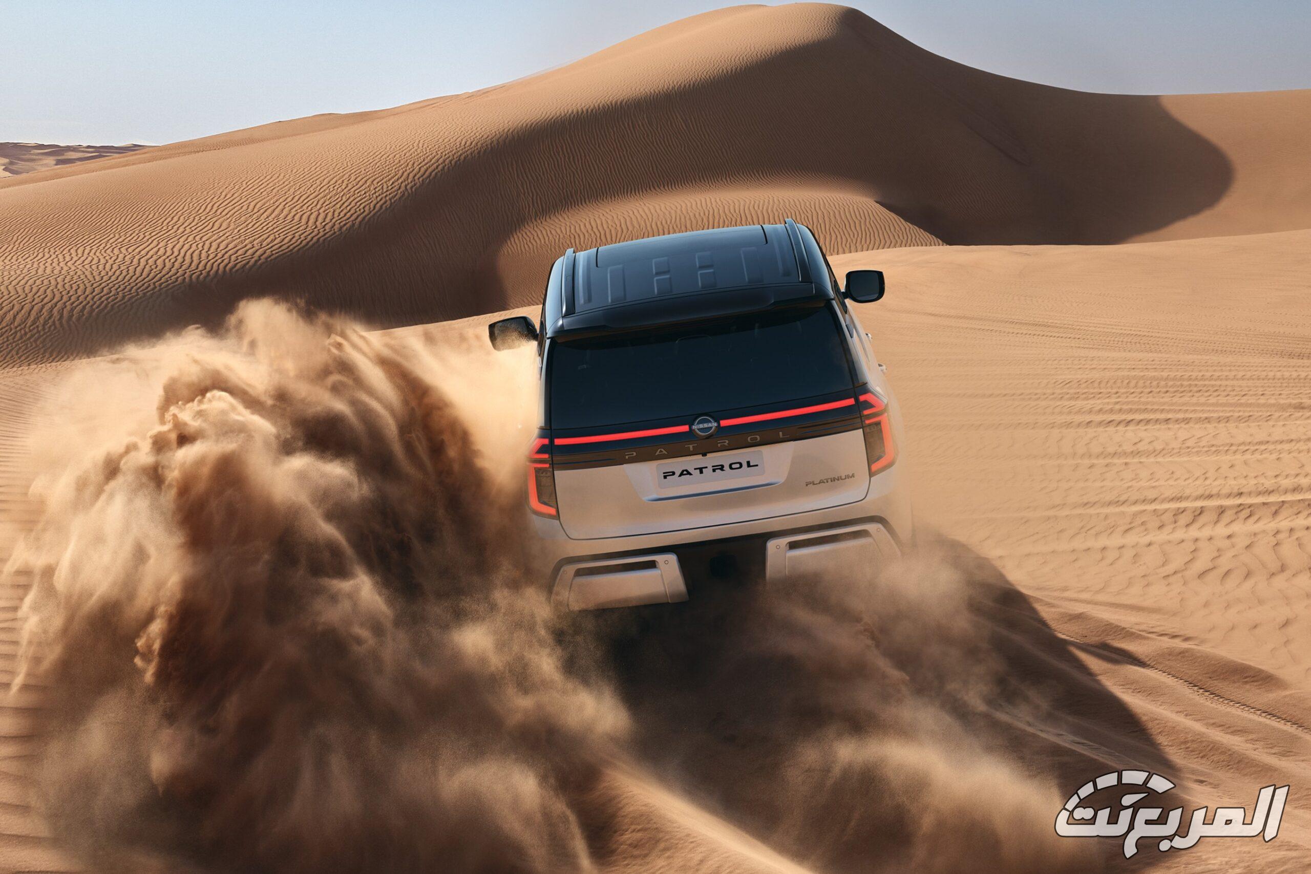 صور نيسان باترول 2025 الجديدة كليًا من الداخل والخارج وأبرز المميزات صور نيسان باترول 2025 في الطرق الوعرة