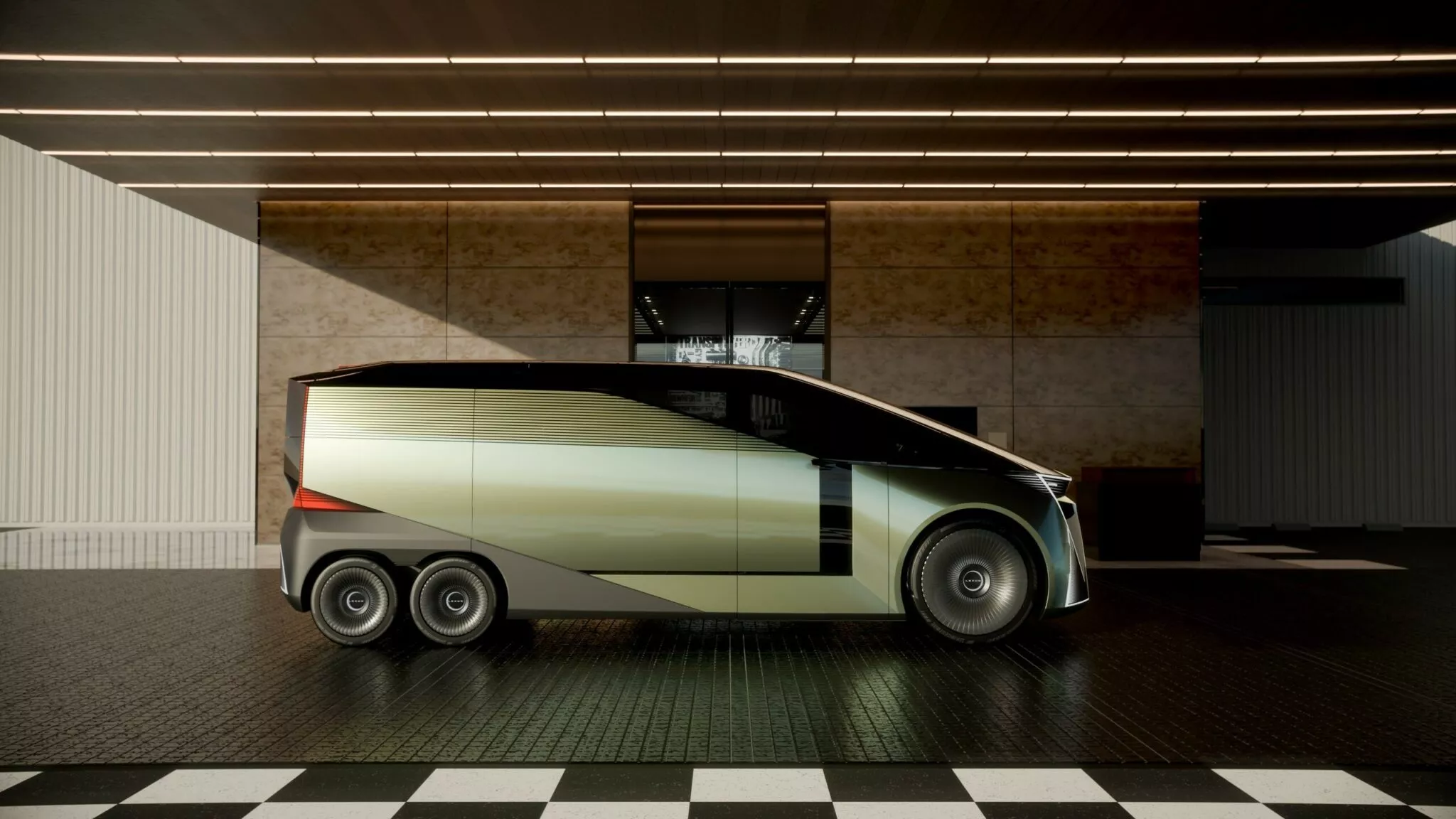 لكزس تدهش الزوار في معرض التنقل الياباني بسيارة فان بست عجلات، وكروس أوفر جريئة، وسيارة بمقعد واحد! 14