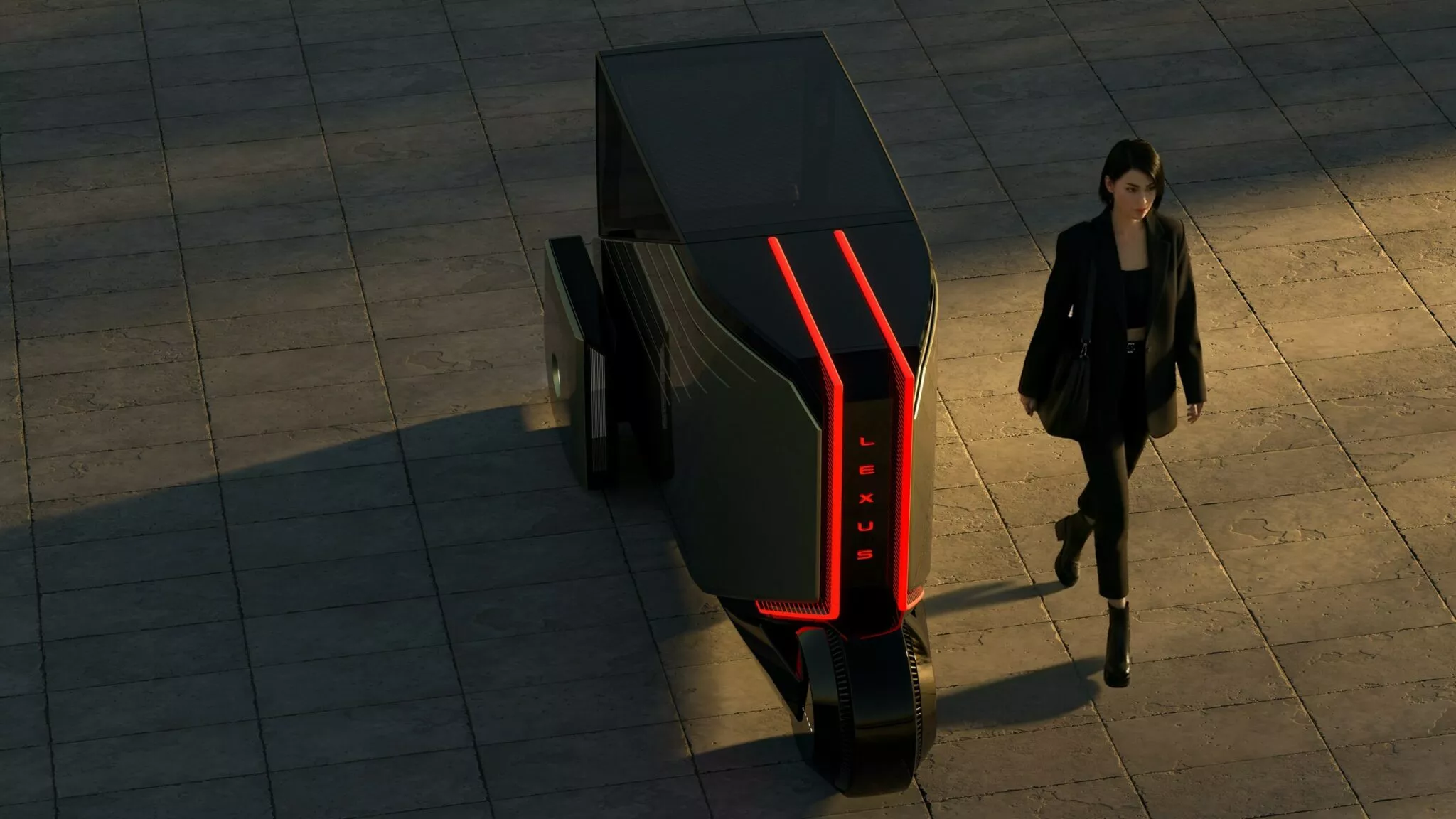 لكزس تدهش الزوار في معرض التنقل الياباني بسيارة فان بست عجلات، وكروس أوفر جريئة، وسيارة بمقعد واحد! 50