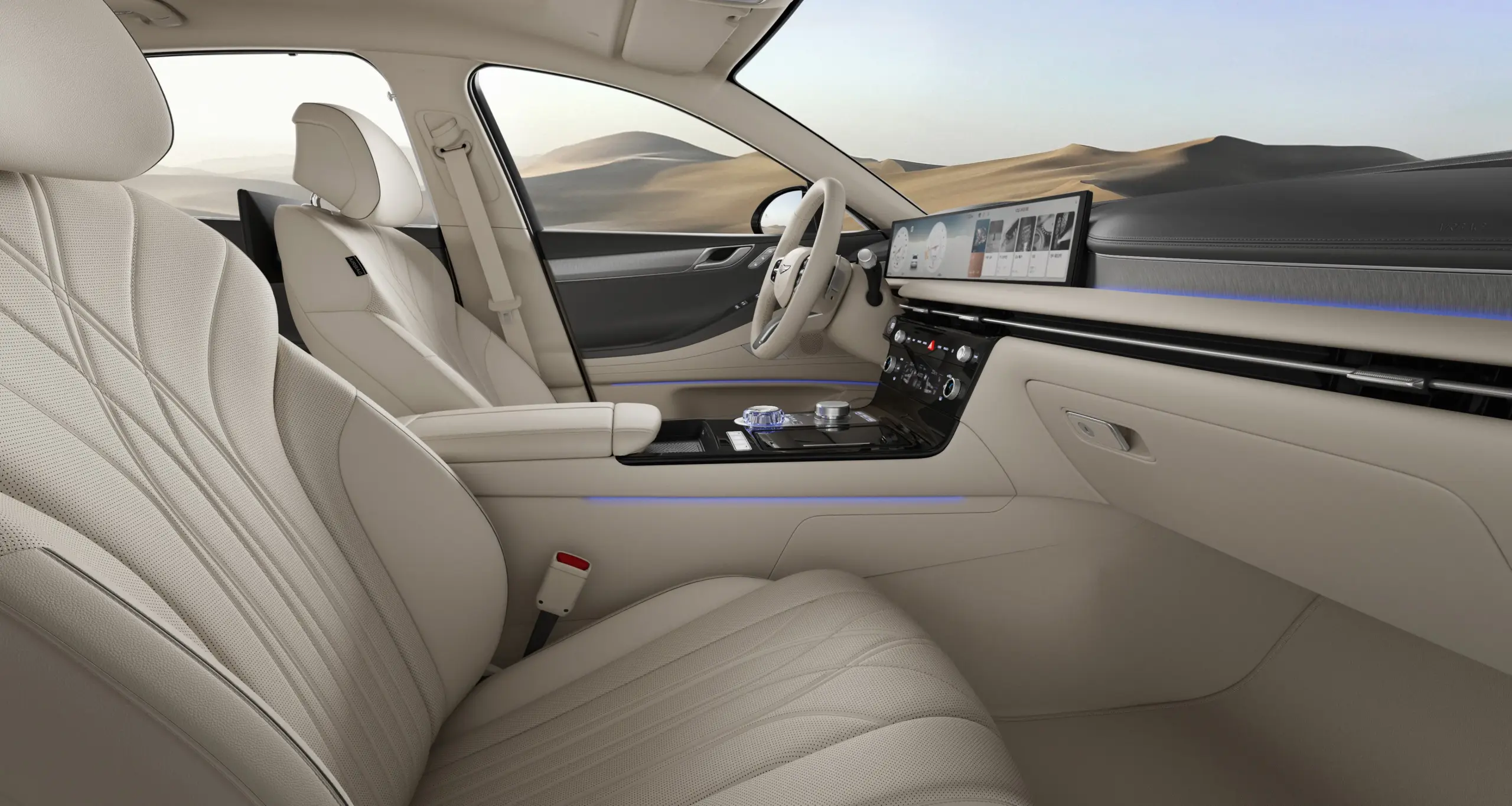 جينيسيس G80 2025 فئة بلاتينيوم كسيارة سيدان فاخرة 5