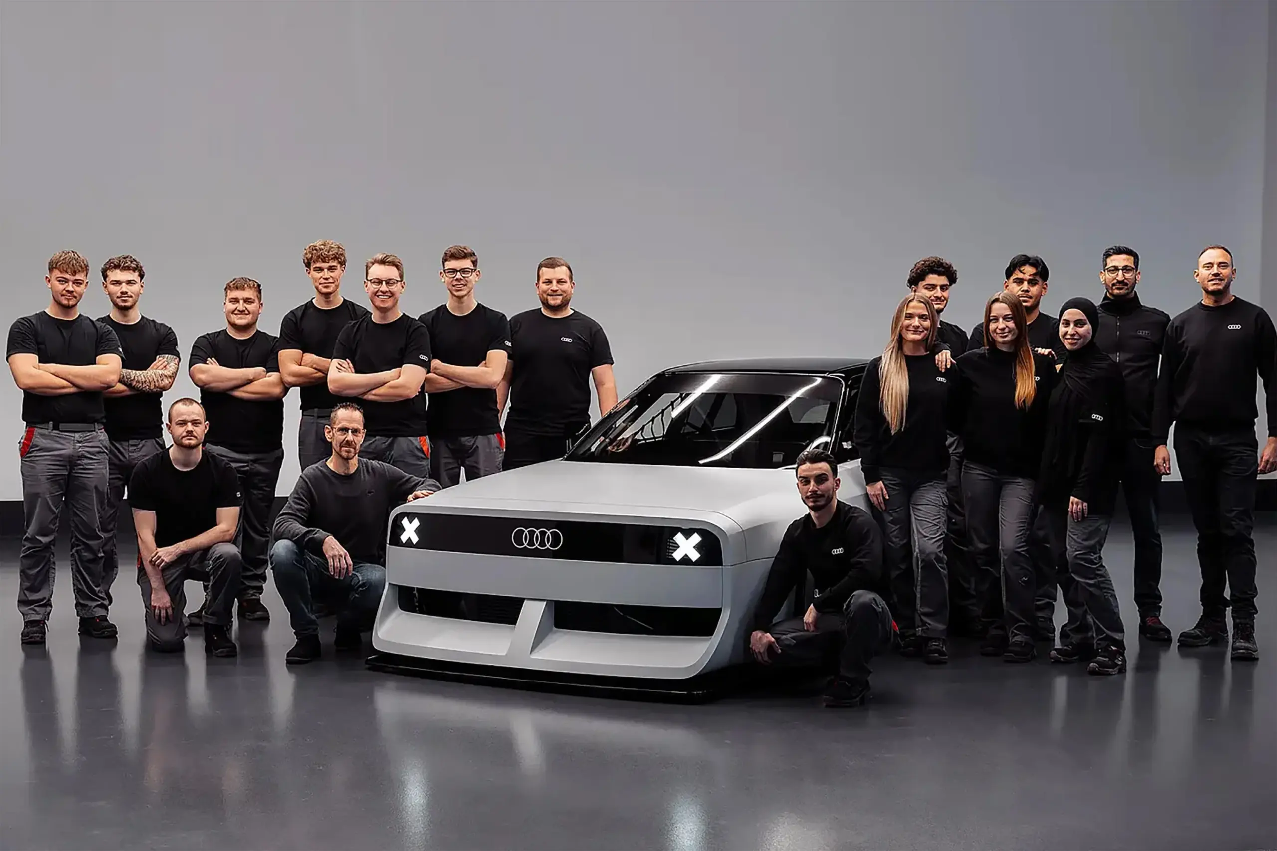 اودي تكشف عن GT50 الاختبارية الجديدة للاحتفال بنصف قرن من محركات الـ 5 سلندر 1