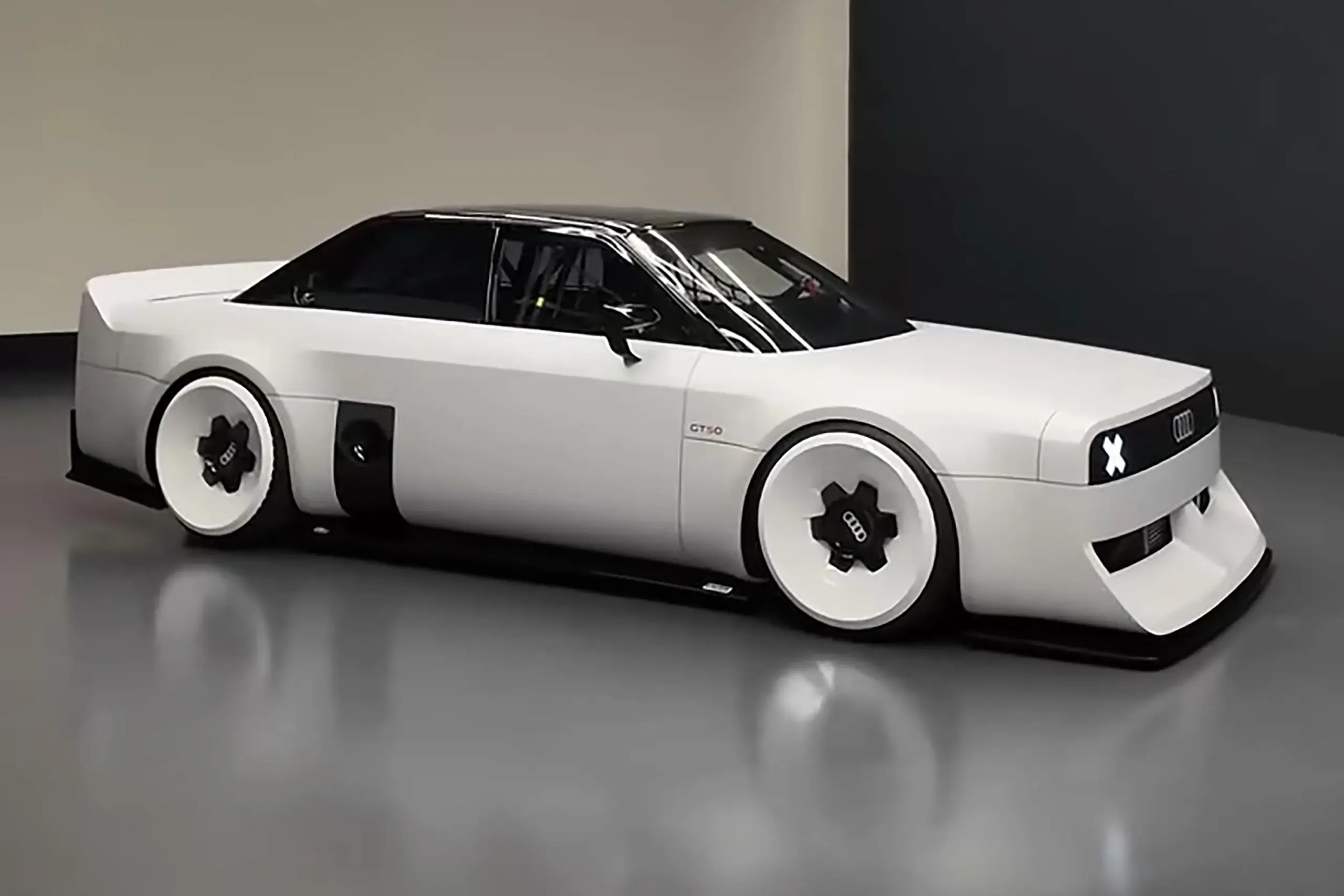 اودي تكشف عن GT50 الاختبارية الجديدة للاحتفال بنصف قرن من محركات الـ 5 سلندر 4