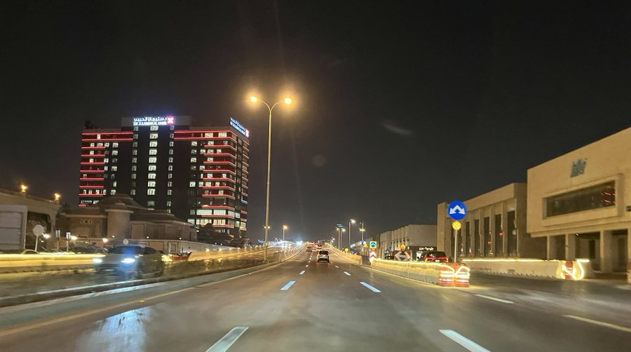 افتتاح جسر تقاطع طريق الملك عبدالله