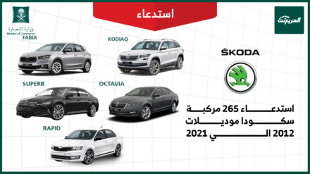استدعاء 265 مركبة سكودا (طرازات مختلفة)