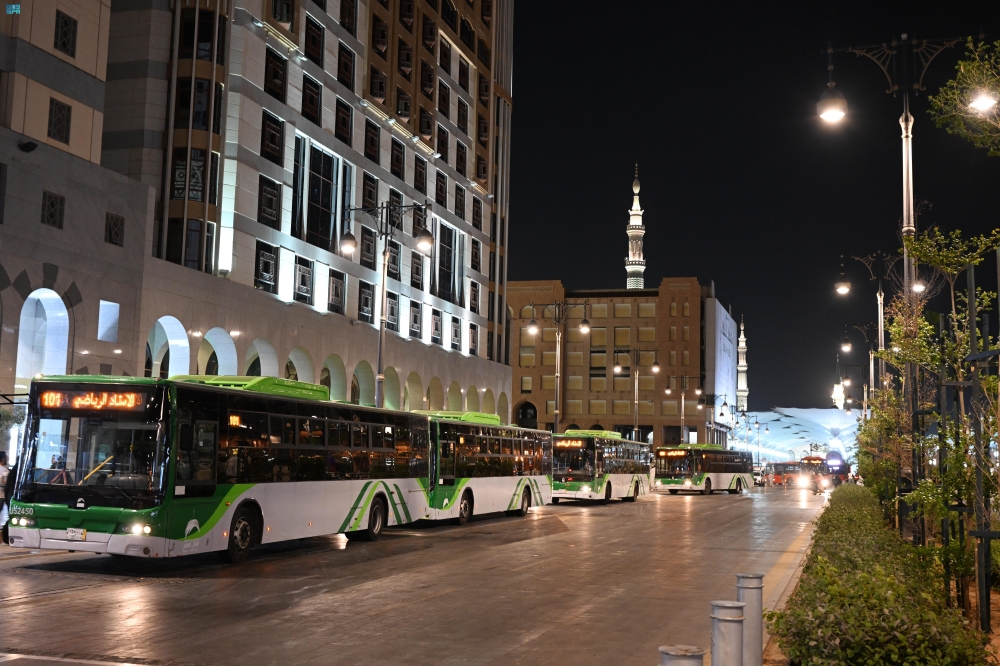 حافلات المدينة.. تطلق خدمة النقل الترددي لتسهيل تنقل المصلين خلال رمضان 2026 حافلات المدينة.. تطلق خدمة النقل الترددي لتسهيل تنقل المصلين خلال رمضان 2026 2