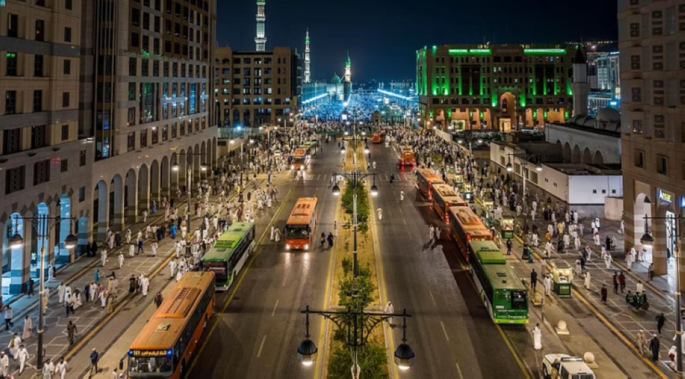 حافلات المدينة.. تطلق خدمة النقل الترددي لتسهيل تنقل المصلين خلال رمضان 2026 خدمة النقل الترددي