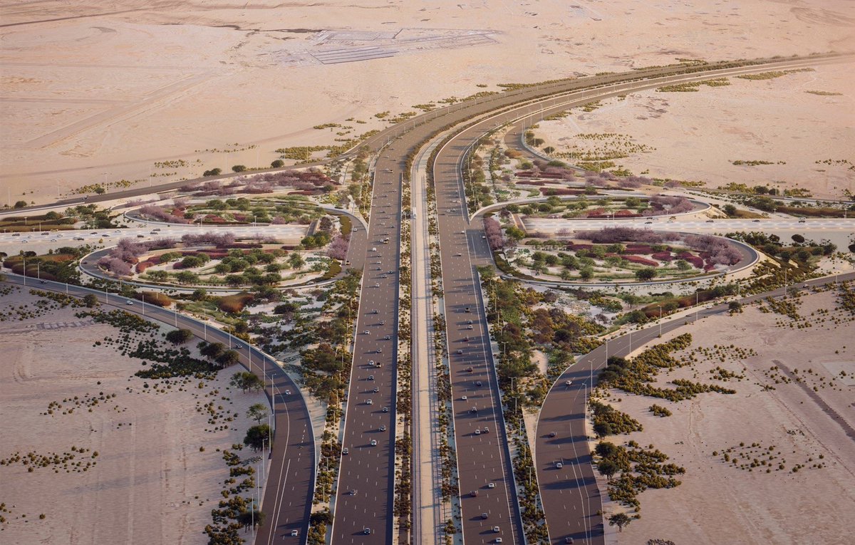 تطوير تقاطع الطريق الدائري الشرقي مع الجنوبي الثاني في الرياض لرفع كفاءة الحركة المرورية