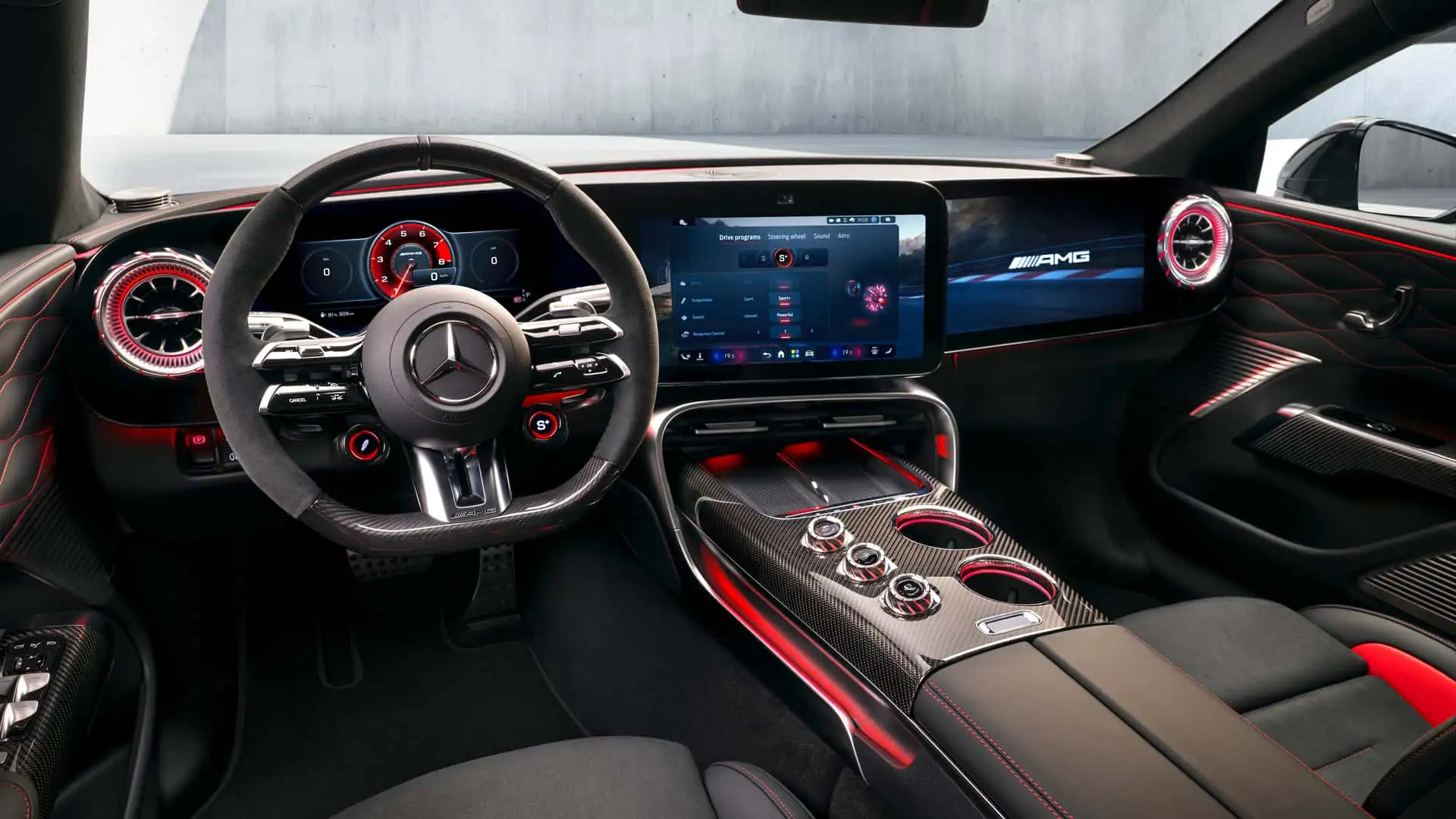مرسيدس AMG تكشف مقصورة GT الكهربائية الخارقة بقوة تتجاوز 1,300 حصان مرسيدس AMG تكشف مقصورة GT الكهربائية الخارقة بقوة تتجاوز 1,300 حصان 14