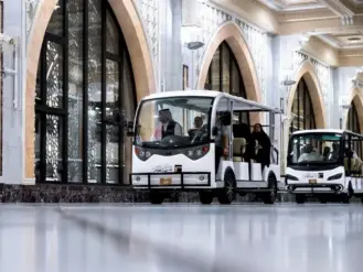 خدمة حجز النقل إلكترونياً من الفنادق إلى المسجد الحرام