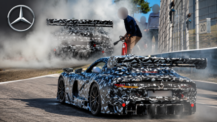 مرسيدس AMG GT بلاك سيريز تشتعل أثناء اختبارات نوربورغرينغ.. والقوة قد تتجاوز 800 حصان 2