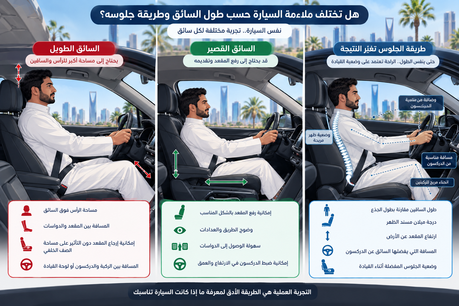 كيف تعرف أبعاد سيارتك وهل تناسب طولة؟ 7 قياسات لا تظهر في جدول المواصفات كيف تعرف أبعاد سيارتك وهل تناسب طولة؟ 7 قياسات لا تظهر في جدول المواصفات 1