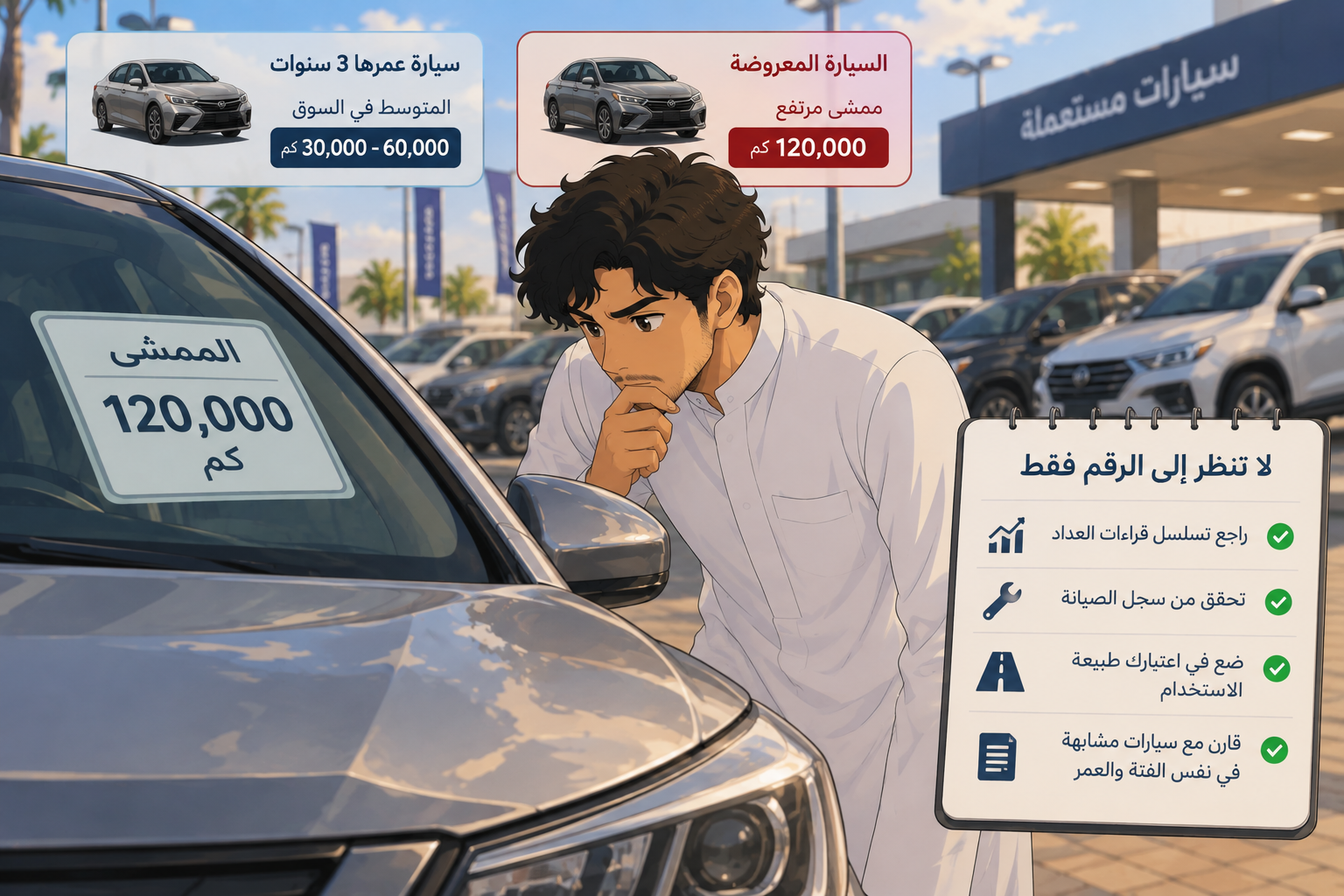 كيف تعرف أن السيارة كانت إيجار؟ 7 علامات تكشف استخدام المالك السابق كيف تعرف أن السيارة كانت إيجار؟ 7 علامات تكشف استخدام المالك السابق