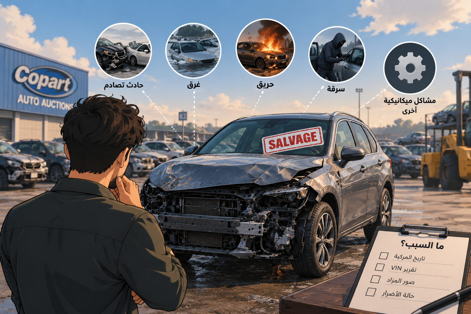 هل كل سيارة Salvage صفقة سيئة؟ افهم سبب تصنيفها أولًا هل كل سيارة Salvage صفقة سيئة؟ افهم سبب تصنيفها أولًا