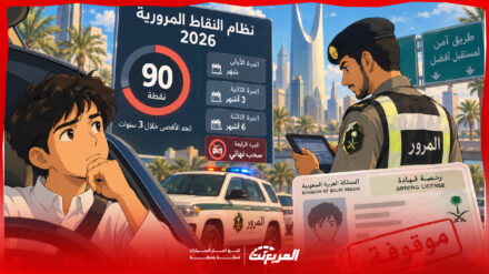 نظام النقاط المرورية 2026: الحد الأقصى وكيف تسترجع رخصتك بعد السحب 2