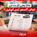 ماذا تراجع في عرض سعر السيارة قبل التوقيع؟ افهم كل بند قبل الشراء 1