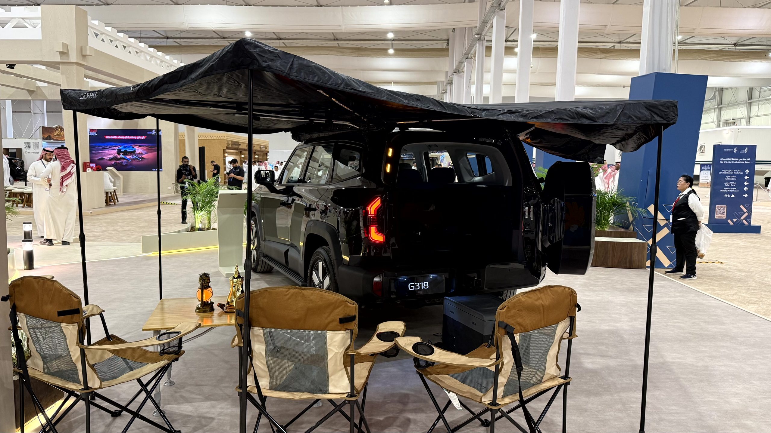 تغطية جناح شانجان وديبال بمعرض الصقور 2026… استعراض ديبال G318 وهنتر RV المخصصة للرحلات تغطية جناح شانجان وديبال بمعرض الصقور 2026… استعراض ديبال G318 وهنتر RV المخصصة للرحلات 23