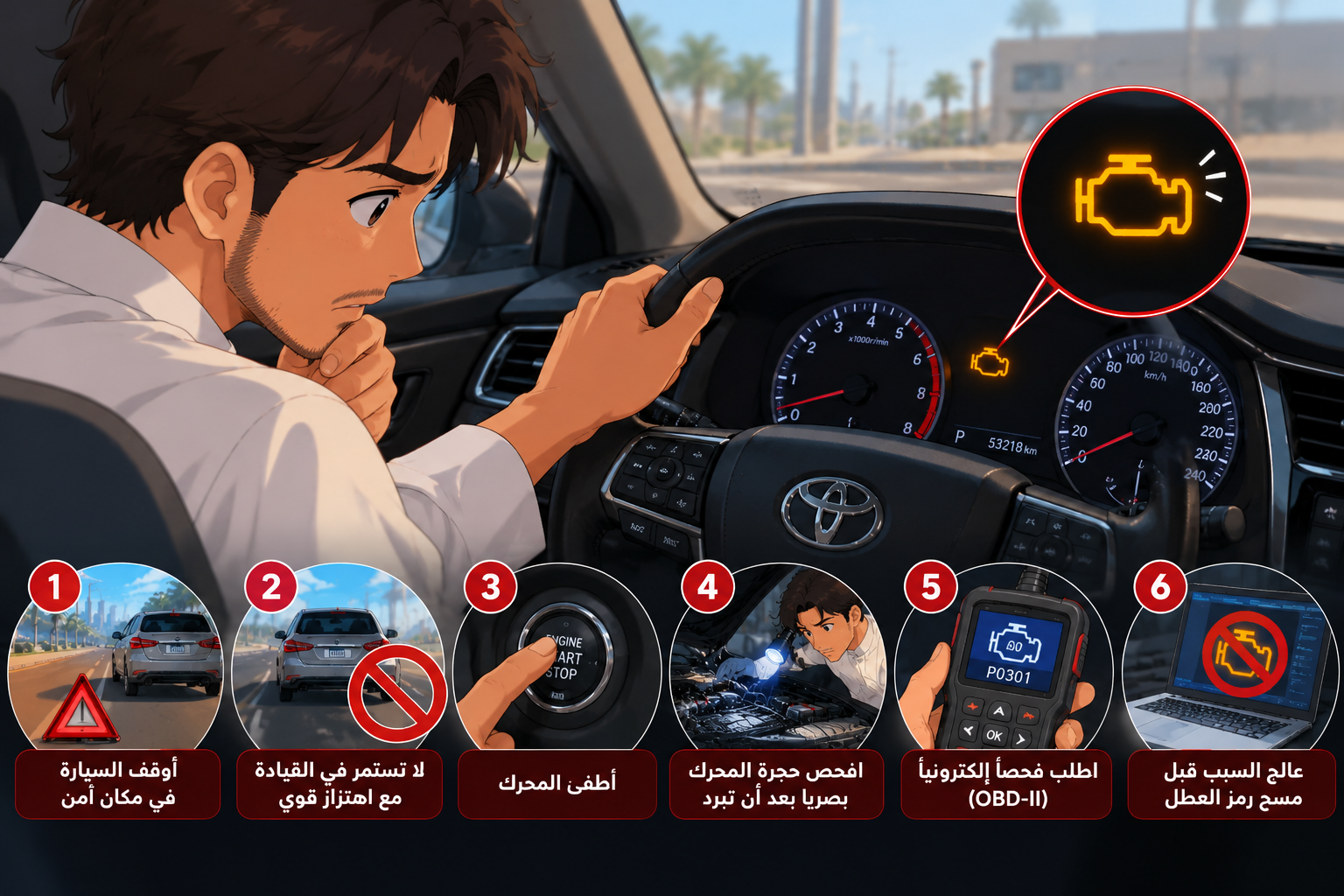 غسلت محرك السيارة بالماء ثم ظهرت أعطال كهربائية.. كيف تتجنب المشكلة؟