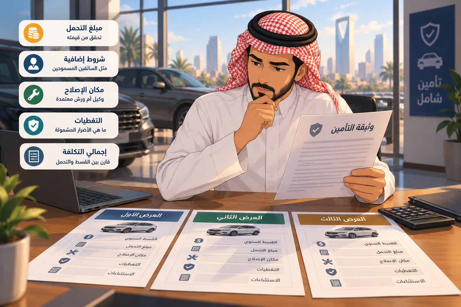 مبلغ التحمل في التأمين الشامل.. لماذا تدفع جزءًا من الإصلاح رغم وجود وثيقة؟ 1