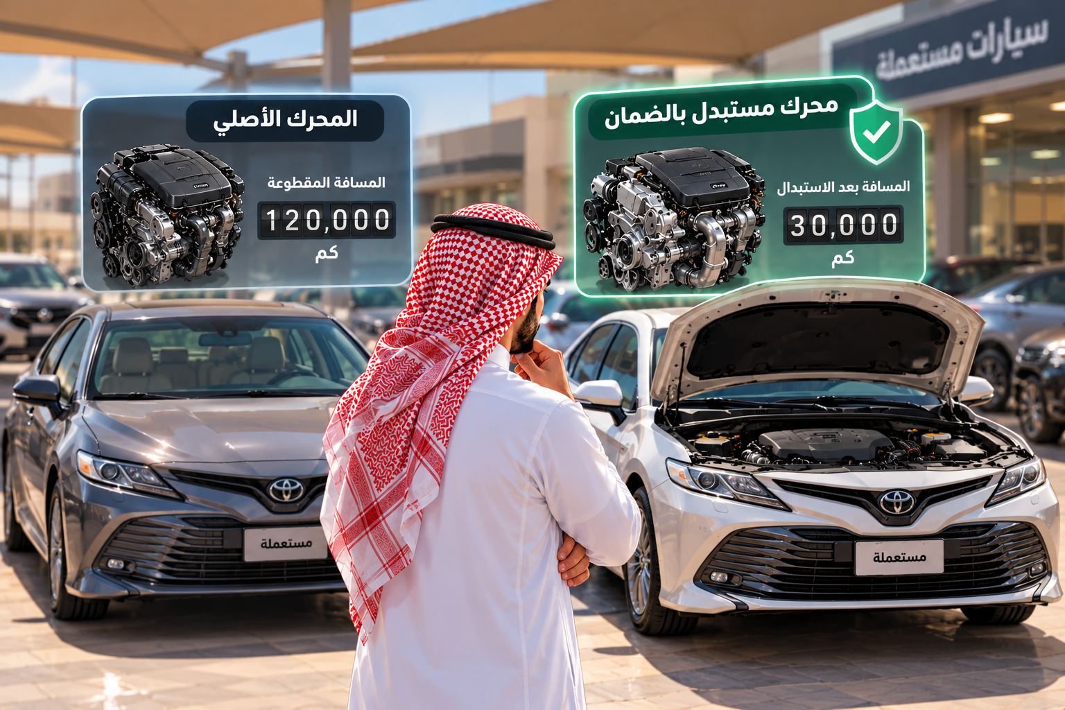 شراء سيارة مستعملة بمكينة جديدة.. صفقة رابحة أم مخاطرة؟ 1