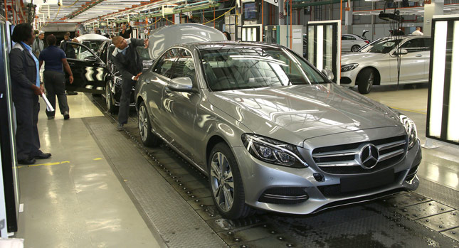 مرسيدس بنز تبدأ بتصنيع الفئة C 2015 الجديدة في جنوب أفريقيا Mercedes-Benz C-Class 3