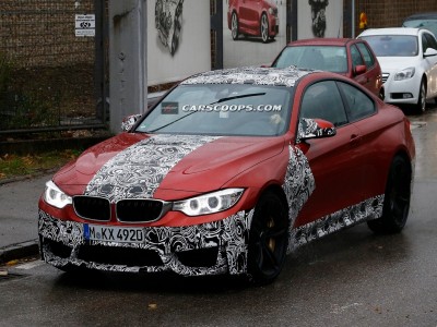 صور تجسسية تلتقط سيارة بي ام دبليو M4BMW الجديدة