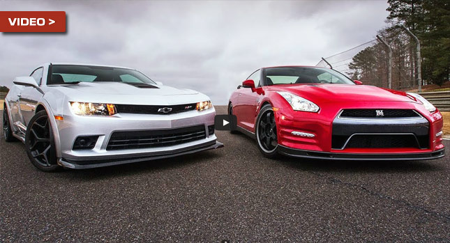 “مقارنة” شيفروليه كمارو Z/28 في مواجهة نيسان GT-R على الحلبة