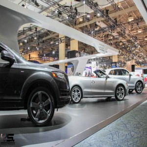 “تغطية” ابرز سيارات اودي التي تم عرضها في معرض السيارات الدولي الكندي 2014