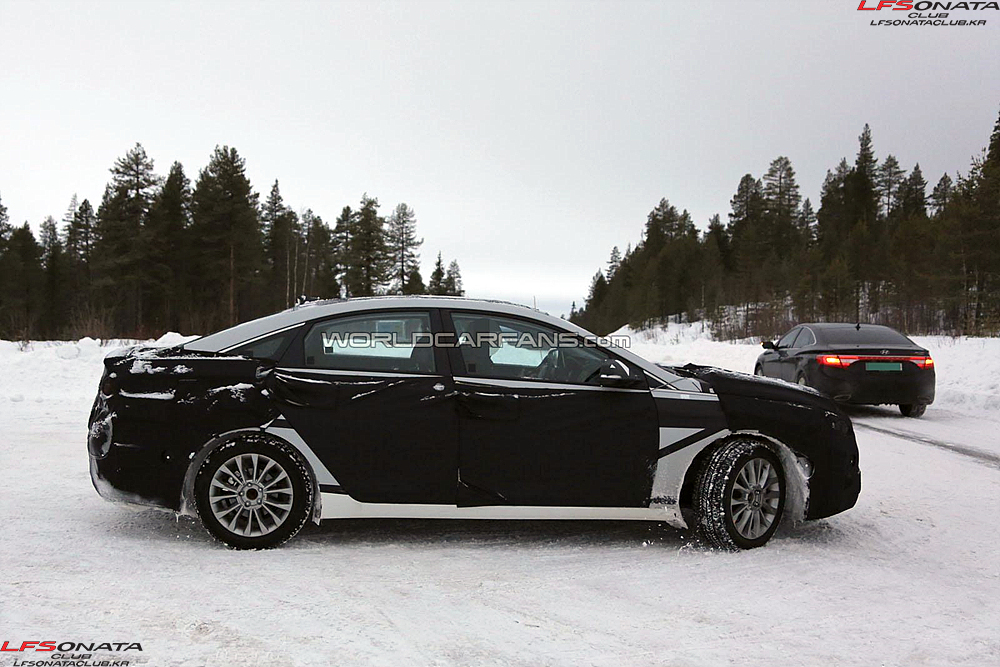 اول صورة لخلفية هيونداي سوناتا 2015 الجديدة كلياً Hyundai Sonata