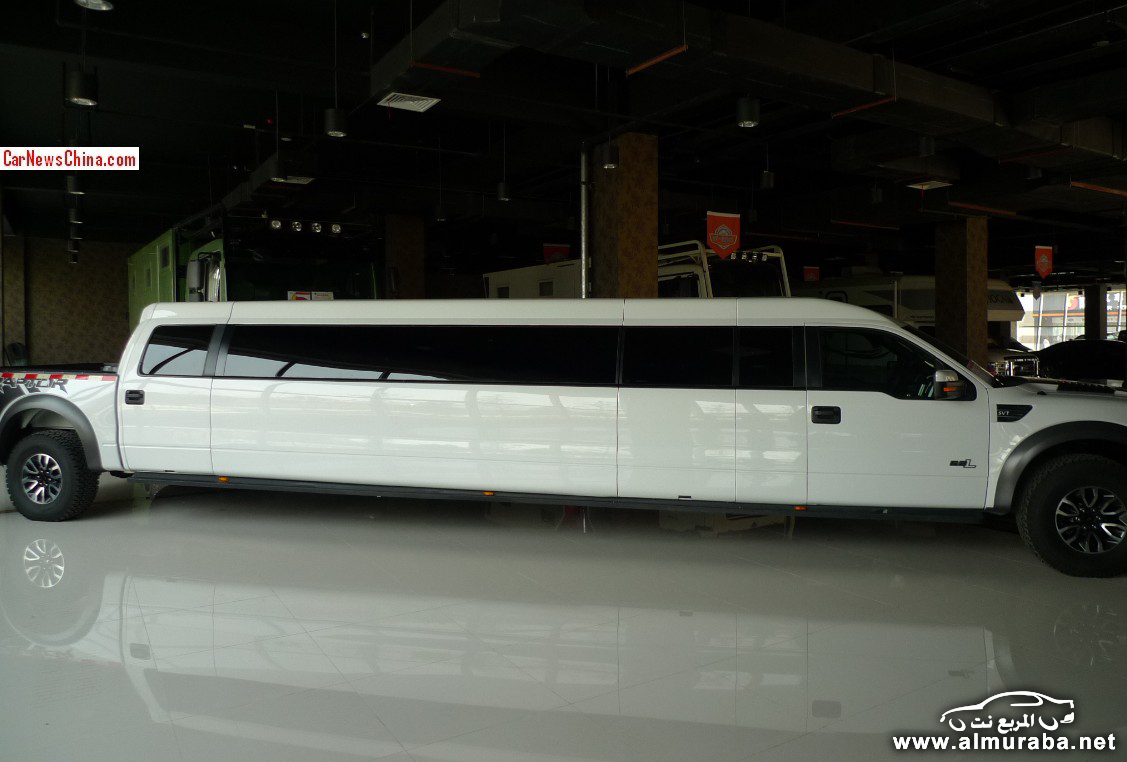 “بالصور” اطول سيارة فورد رابتر F-150 في العالم توجد في الصين Ford Raptor