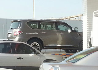 التقاط اول صورة رسمية لجيب نيسان باترول 2014 بشكله الجديد “بطل الدروب”