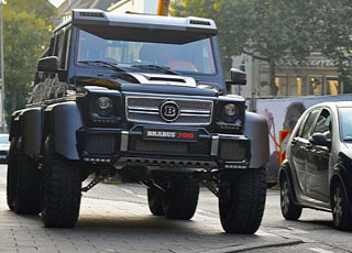 مرسيدس جي 63 6×6 برابوس B63S 700 تصل الى دبي Mercedes G63 6×6 BRABUS