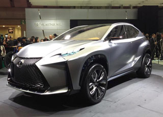 لكزس ال اف ان اكس كونسبت تظهر في معرض طوكيو للسيارات Lexus LF-NX